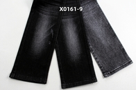 10.5 Oz Màu đen High Stretch Warp Slub Denim Fabric Cho Jeans