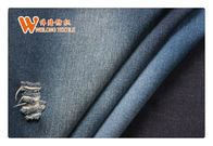 90 cotton 10 polyster 12.5oz Vải denim thô màu chàm sẫm cho quần jean yếm