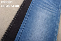 60 Cotton 38 Polyester 2 Spandex 420gsm Crosshatch Slub Vải denim nặng cho quần jean nam mùa đông