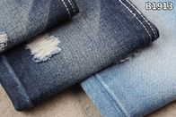 13.5oz Cotton Polyester Denim Vải Indigo Blue Sanforizing Jeans
