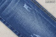 Màu xanh đậm 10.2Oz Cotton Polyester Spandex Vải denim với Crosshatch