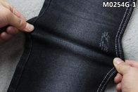 10.3 Ounce Black Slub Polyester Spandex Denim Vải co giãn nhẹ Trang phục của phụ nữ