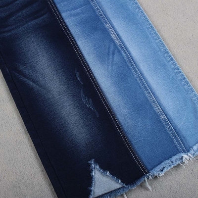 Vải denim co giãn màu xanh đậm nhạt 59 '' Chiều rộng cho quần áo túi