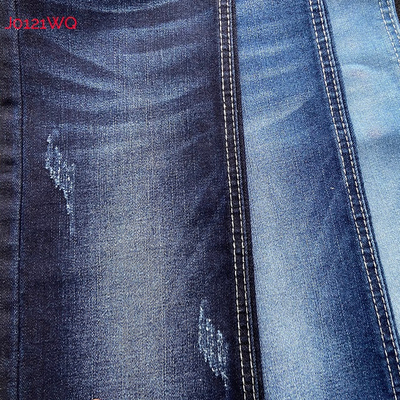 Quần jean nữ Vải denim co giãn tươi với sợi dọc rõ ràng Màu xanh đậm