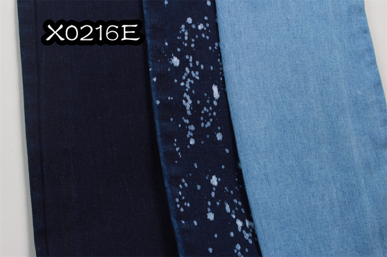 9.6 Oz 58/59 "Vải denim thun cotton co giãn cao Desizing Phong cách mềm mại thoải mái