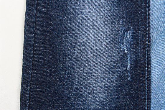 10.3 Oz Vải denim co giãn Crosshatch Vải jean dày trung bình tùy chỉnh