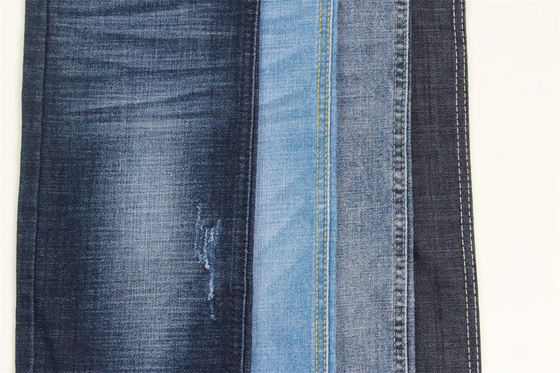 10.3 Oz Vải denim co giãn Crosshatch Vải jean dày trung bình tùy chỉnh