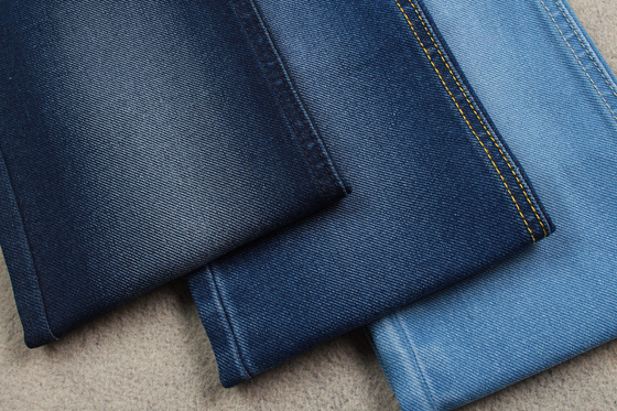 Vải denim màu xanh 60cm 362Gsm cho áo khoác jean Chất liệu denim dệt đặc biệt