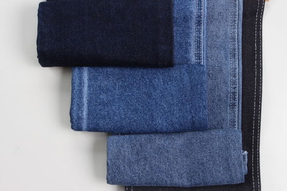 Đồ bán buôn 100% Cotton Dark Blue Rigid Denim Fabrics Cho Jeans