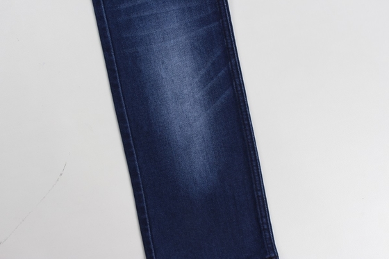 Sản phẩm bán buôn 10 oz màu xanh đậm kéo dài vải denim dệt cho quần jean