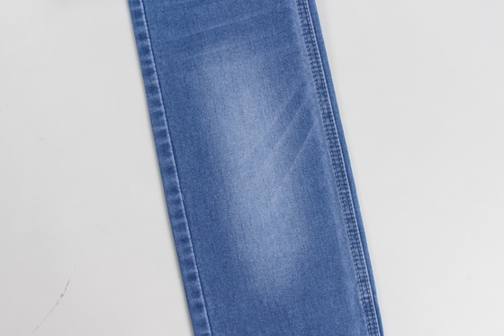 Sản phẩm bán buôn 10 oz màu xanh đậm kéo dài vải denim dệt cho quần jean