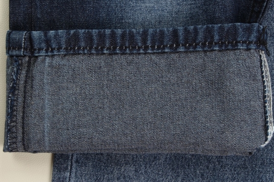 Bán bán buôn 100% bông 7,3 oz vải denim cứng màu xanh đậm cho quần jean