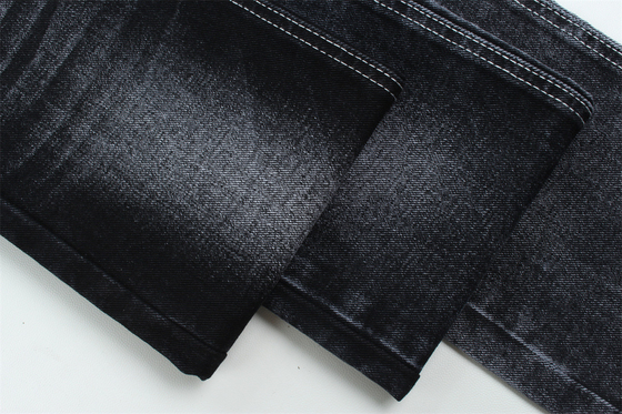 12oz vải denim màu đen cho đàn ông quần jean hoặc áo khoác mặt sau màu đen cho quần jean thương hiệu