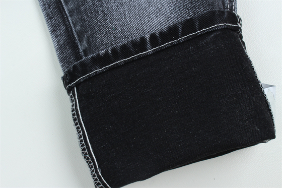 14oz giá cạnh tranh vải denim đen cho đàn ông quần jean hoặc áo khoác đen mặt sau chất lượng cao cho quần jean thương hiệu