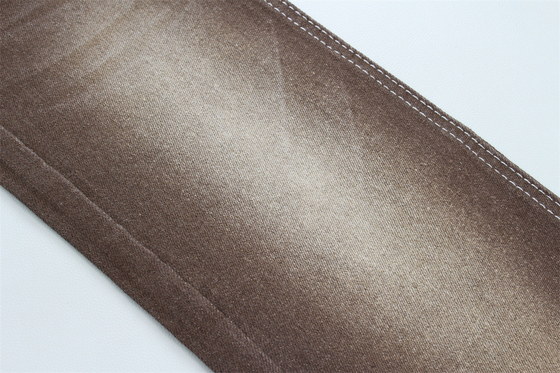 Super Brown Stretch Denim Fabric For Women Man Jeans Low Stretch Giá cạnh tranh Từ Trung Quốc Thành phố Foshan