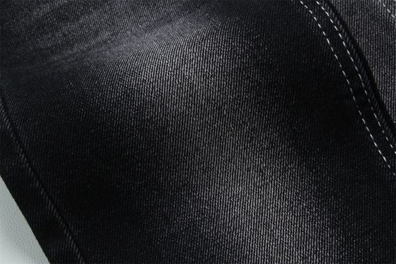 11 oz Low Stretch Denim Fabric For Man Work Wear Jeans Đen mặt sau Giá cạnh tranh từ Weilong Textile