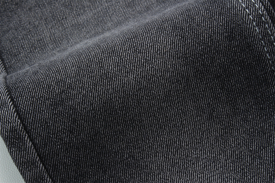 11 oz Low Stretch Denim Fabric For Man Work Wear Jeans Đen mặt sau Giá cạnh tranh từ Weilong Textile