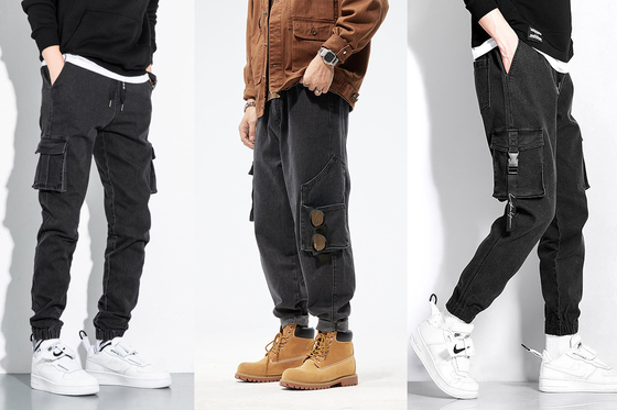 11 oz Low Stretch Denim Fabric For Man Work Wear Jeans Đen mặt sau Giá cạnh tranh từ Weilong Textile