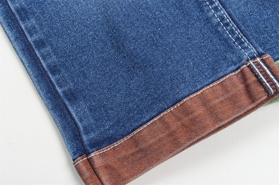 Sản phẩm bán buôn 10 oz màu sắc mặt sau vải denim dệt cho quần jean