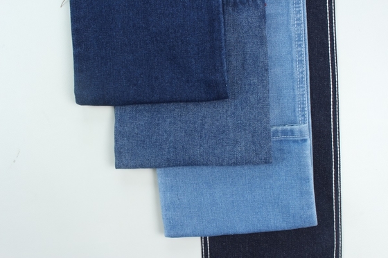 11 Oz 100% Cotton Dark Blue Dĩnh cứng quần jean vải