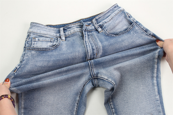180cm chiều rộng 10 oz Giá rẻ hàng hóa đã sẵn nhà máy dệt denim cho phụ nữ quần jean