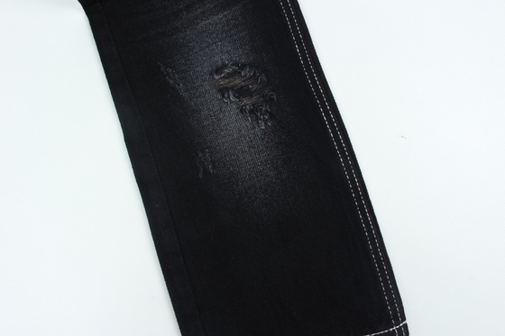 10.5 oz 100% Cotton Đen và Đen mặt sau Dĩnh Jeans vải