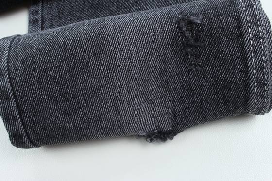 10.5 oz 100% Cotton Đen và Đen mặt sau Dĩnh Jeans vải