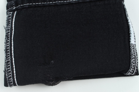 10.5 oz 100% Cotton Đen và Đen mặt sau Dĩnh Jeans vải