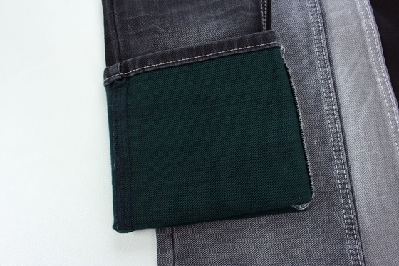 11.5 oz đen và màu sắc mặt sau lớp hai quần jean vải