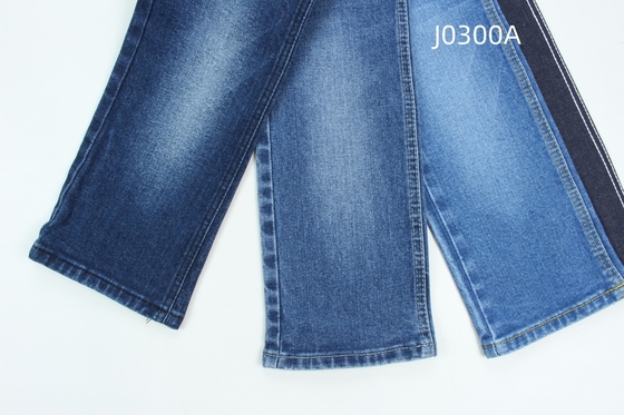 Đồ bán buôn 12,5 oz màu xanh đậm kéo dài vải denim dệt cho quần jean