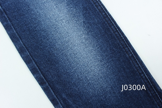 Đồ bán buôn 12,5 oz màu xanh đậm kéo dài vải denim dệt cho quần jean
