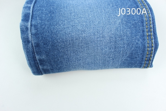 Đồ bán buôn 12,5 oz màu xanh đậm kéo dài vải denim dệt cho quần jean