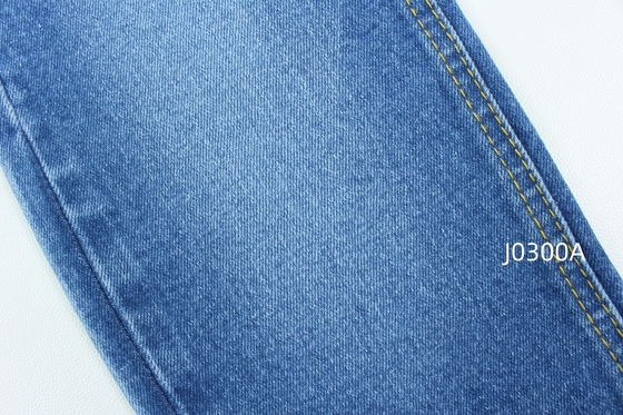 Đồ bán buôn 12,5 oz màu xanh đậm kéo dài vải denim dệt cho quần jean