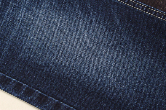 11-11.5 Oz Warp slub quần jean vải cho người đàn ông quần jean Mercerized Fleece đen lưng cao kéo dài cho người đàn ông Ấn Độ thị trường phong cách