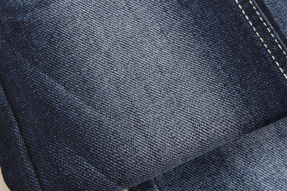 11 Oz AB Lanh đan giả Blue Denim Fabric For Man Jeans Stretch Ấn Độ Thị trường phong cách Trung Quốc Nhà máy