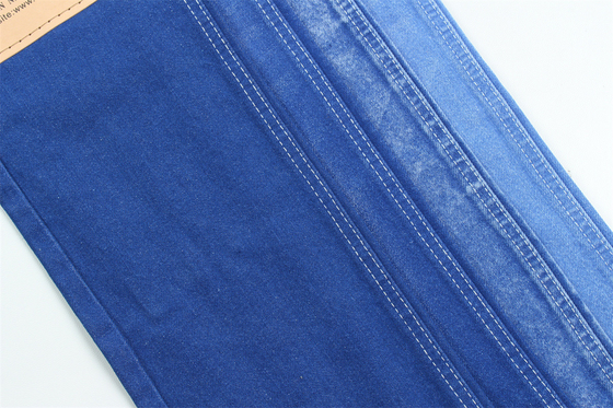 Động lực và màu xanh độc đáo vải denim cứng 100% bông chiều rộng 180cm