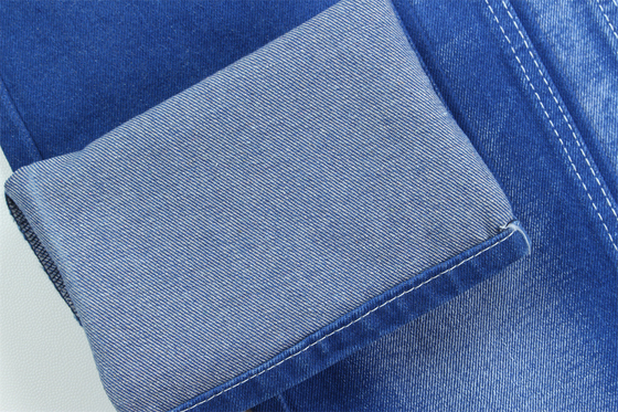 Động lực và màu xanh độc đáo vải denim cứng 100% bông chiều rộng 180cm