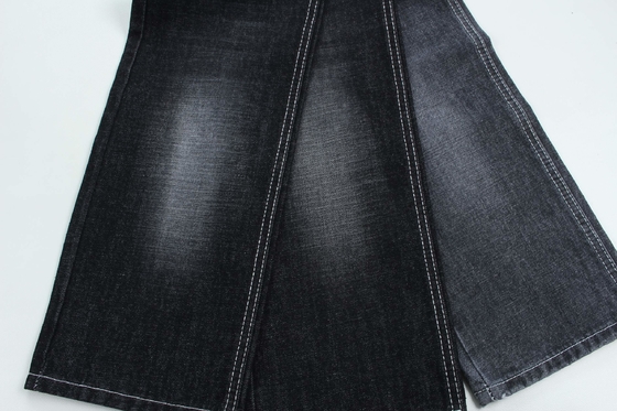 100% Cotton Crosshatch Slub Denim Fabric Rigid For Fashion Style 13oz Màu đen bán nóng cho thị trường Ấn Độ