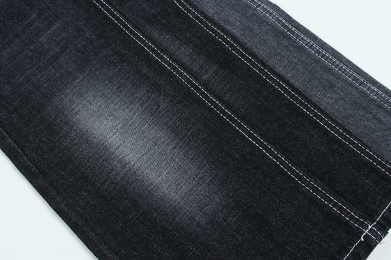 100% Cotton Crosshatch Slub Denim Fabric Rigid For Fashion Style 13oz Màu đen bán nóng cho thị trường Ấn Độ