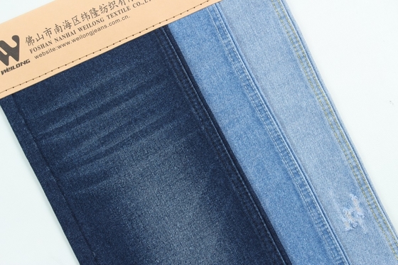 9000 Yards 13 Oz TC Denim Fabric Trong Màu Xanh Đen