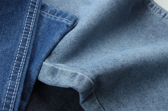 Xu hướng thời trang tái chế bông vải denim 100% tái chế bông 7 oz thân thiện với môi trường