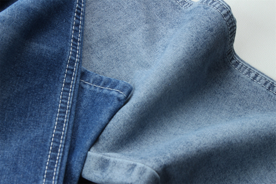 Xu hướng thời trang tái chế bông vải denim 100% tái chế bông 7 oz thân thiện với môi trường