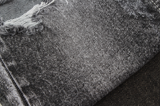 11.5 Oz 100% Cotton Denim Fabric Sulphur Black Textile For Man Woman Jeans Material Không có chất liệu dệt đàn hồi