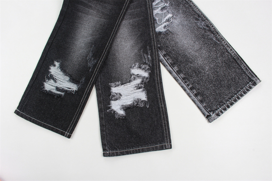 11.5 Oz 100% Cotton Denim Fabric Sulphur Black Textile For Man Woman Jeans Material Không có chất liệu dệt đàn hồi