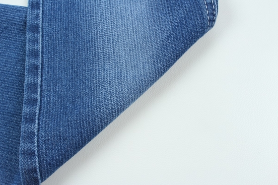 Đặc biệt từ sữa 10.3 oz màu xanh đậm thấp kéo dài quần jean vải