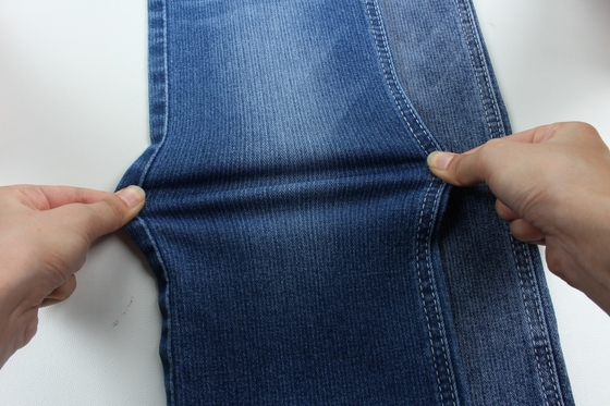 Đặc biệt từ sữa 10.3 oz màu xanh đậm thấp kéo dài quần jean vải