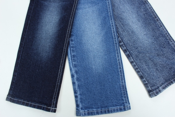 Cotton Spandex 11 Oz Dark Blue Warp Slub Dệt quần jean