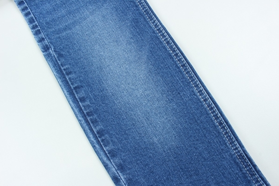 Cotton Spandex 11 Oz Dark Blue Warp Slub Dệt quần jean