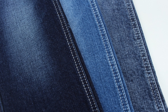 Cotton Spandex 11 Oz Dark Blue Warp Slub Dệt quần jean