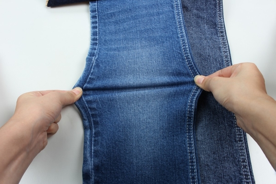 Cotton Spandex 11 Oz Dark Blue Warp Slub Dệt quần jean
